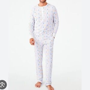 Roller Rabbit Festival of Lights Spencer Pajamas Mens Size Medium
